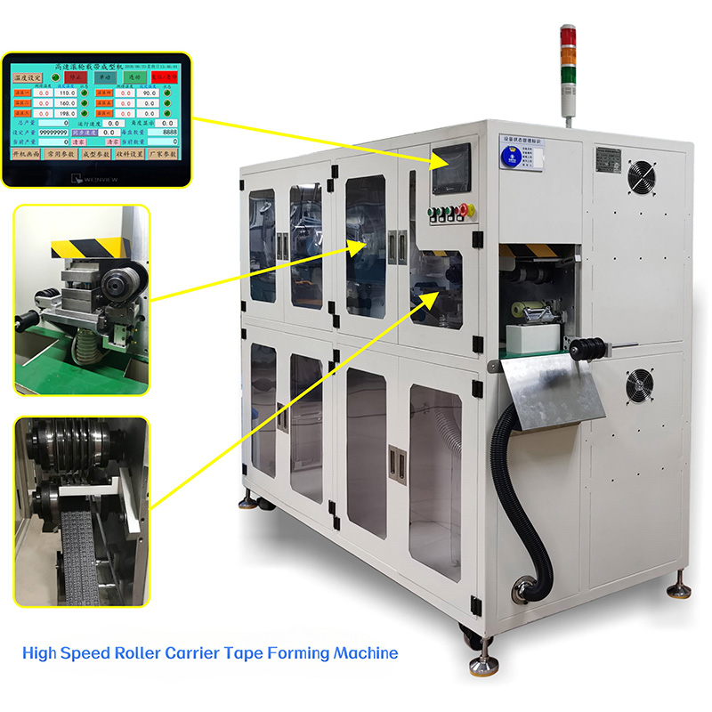 high efficiency roller carrier tape machine
